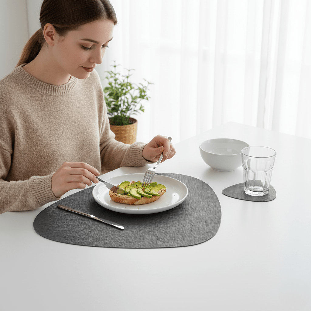 Avtoit | Designer placemat set with coasters, heat resistant and versatile use