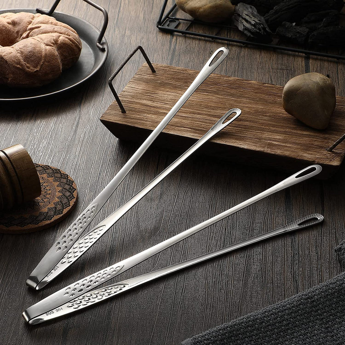 Avtoit | Stainless steel grill tongs