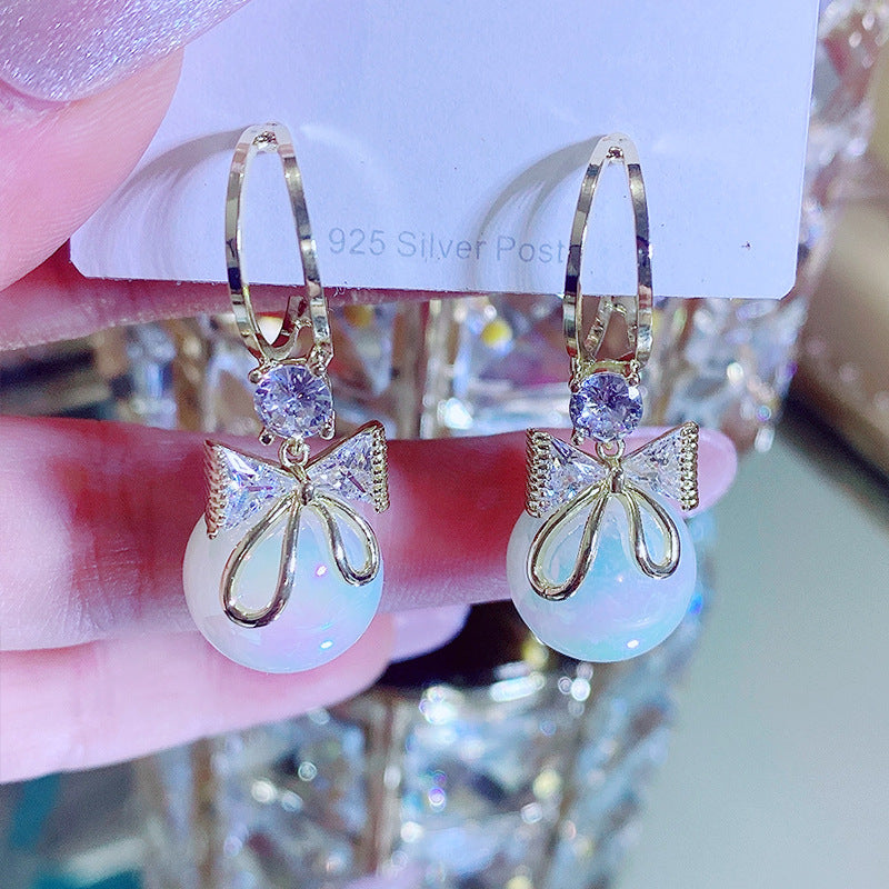 Avtoit | Bow Pearl Earrings