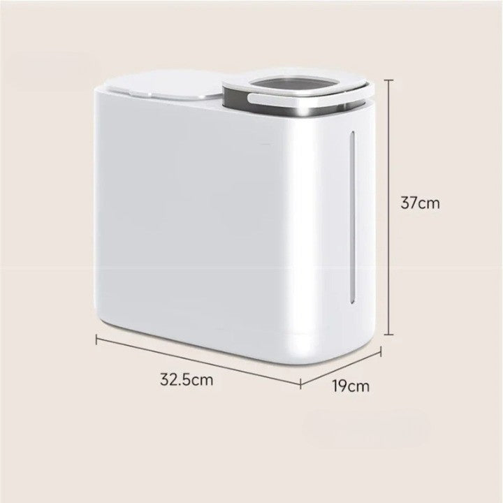 Avtoit | Dual Compartment Dry Wet Section Efficient Modern Home Trash Can