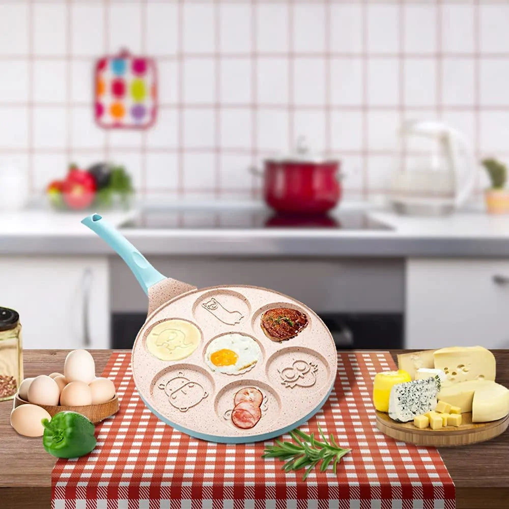 Avtoit | Breakfast frying pan for children – Funny pancake & fried egg shapes