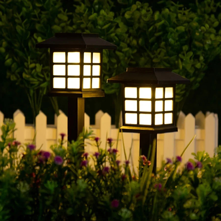 Avtoit | Solar Garden Lights in Lantern Style – Waterproof LED Path Lighting for Outdoor Areas
