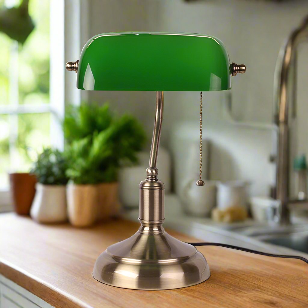 Avtoit | GlassOpulence - Stylish European Table Lamp