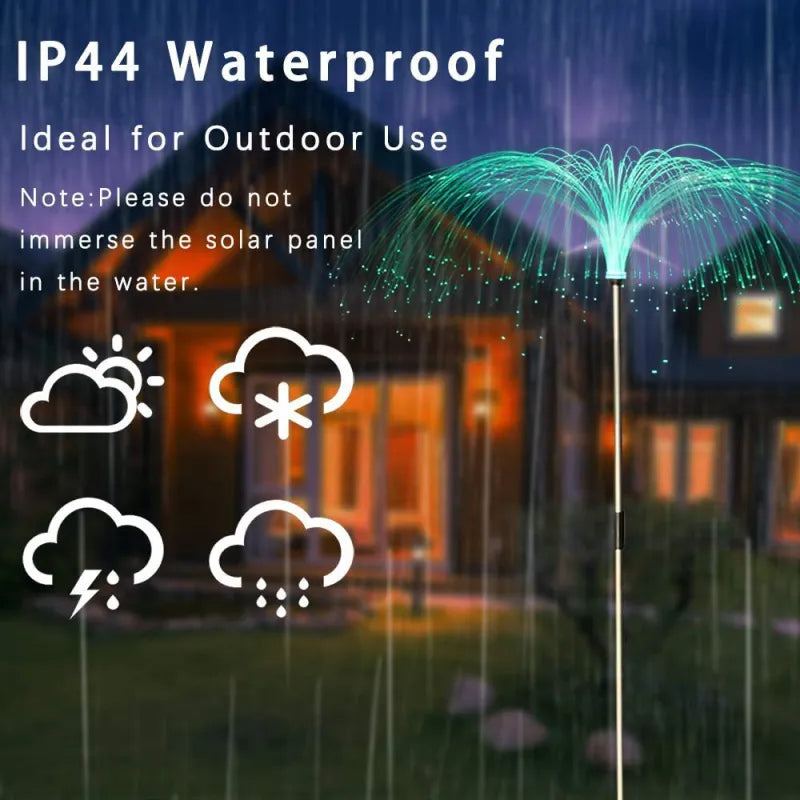 Avtoit | Solar Garden Light with Color Change – LED Lawn Light for Garden & Terrace, Firework Design