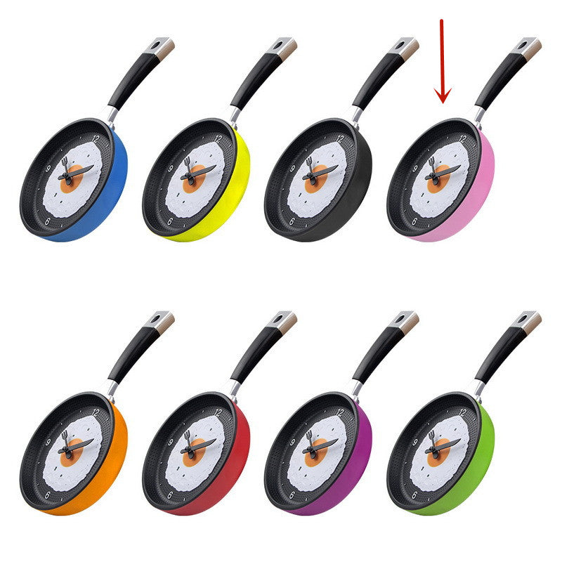 Avtoit | Fried Egg Pan Clock Silent Clock Wall Clock Wall Clock