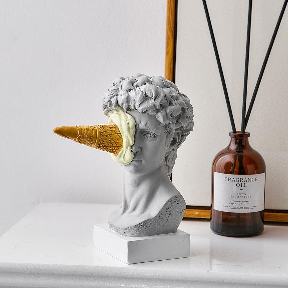 Avtoit | Figure Face Ice Cream Art Sculpture