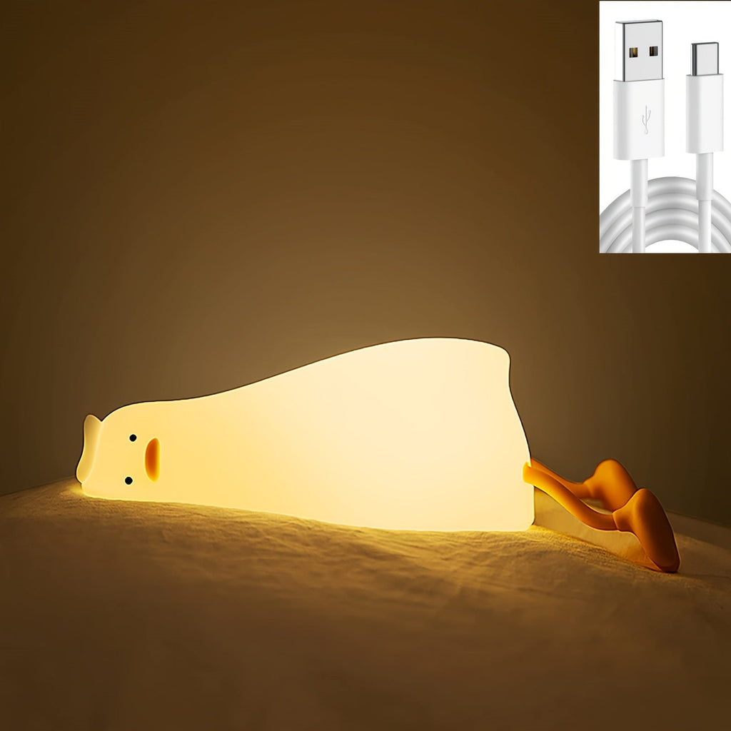Avtoit | Sleeping Duck Lamp - Rechargeable Dimmable Silicone Night Light