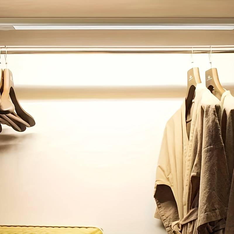 Avtoit | Ultra-Thin LED GlowLight – USB Rechargeable Motion Sensor Cabinet Light with Magnetic Backing for Kitchen, Wardrobe, or Closets