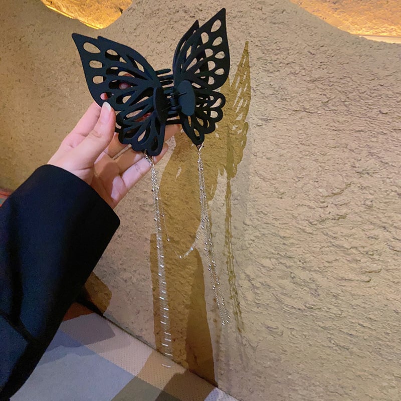 Avtoit | Tassel butterfly hair clip