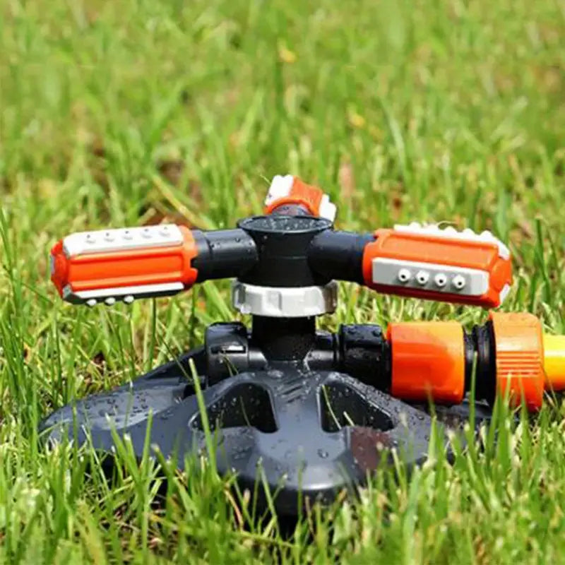 Avtoit | Rotatable Garden Sprinkler with 3 Nozzles – Efficient Watering Sprinkler for Lawns and Gardens