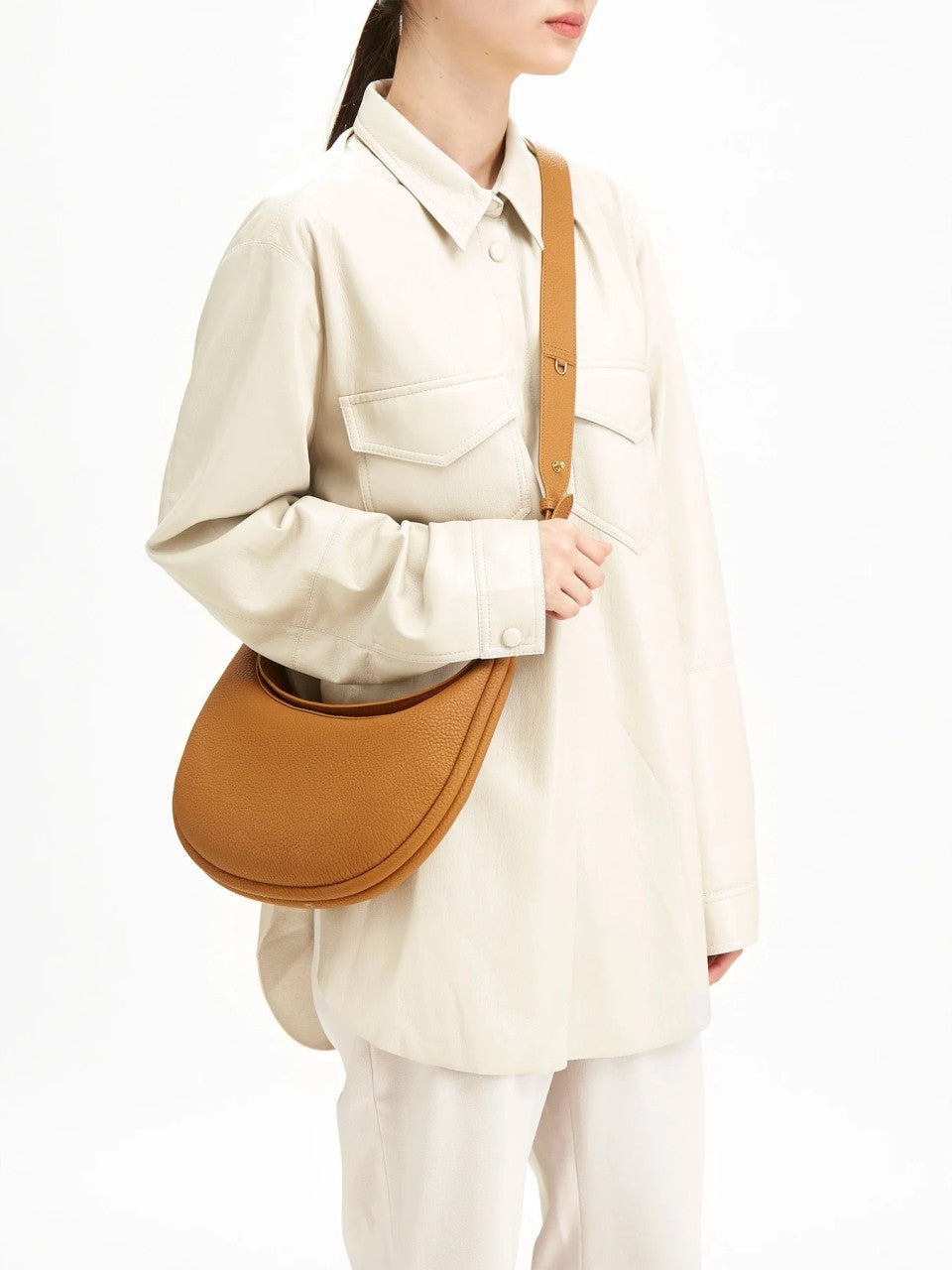 Avtoit | Thonia – Chic Minimalist Half-Moon Shoulder Bag Elegant Modern Crossbody Purse for Women
