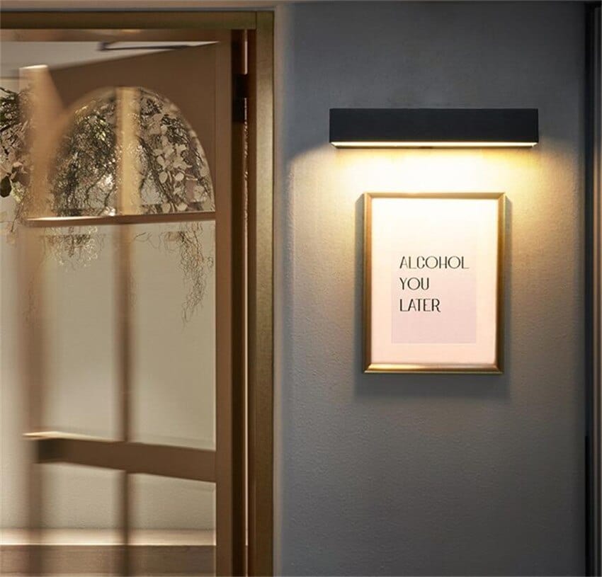 Avtoit | Illuminated Bar Wall Light | Outdoor Wall Light for Terrace and Garden