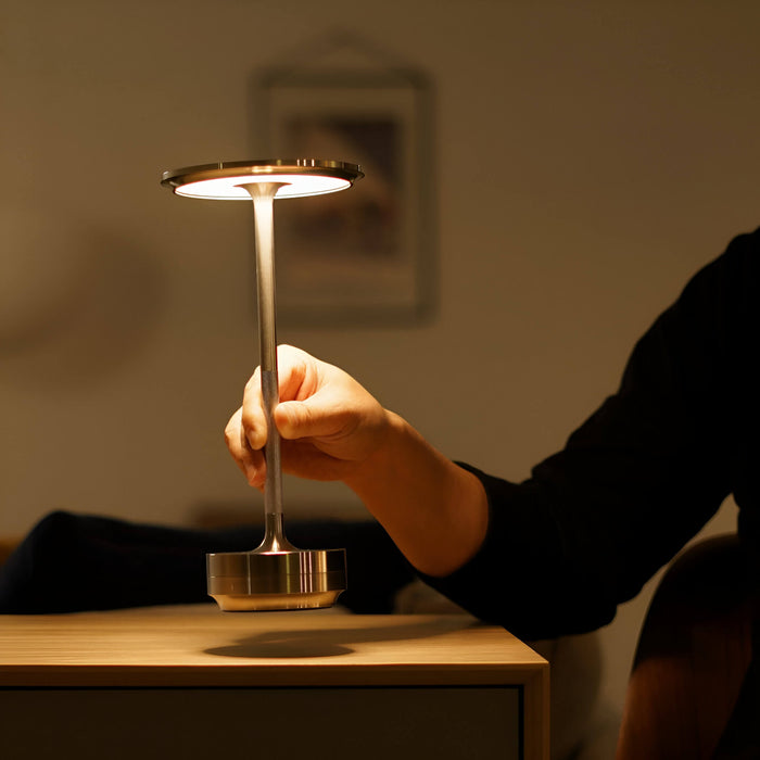 Avtoit | Wireless | Rechargeable Touch-Control LED Table Lamp for Elegant Ambient Light