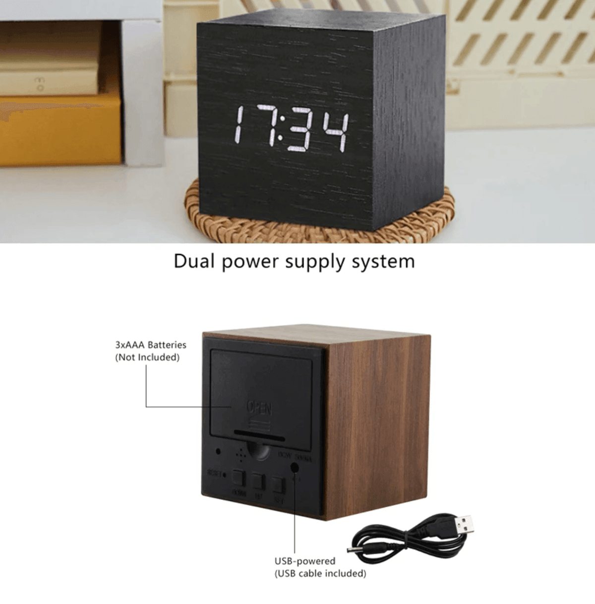 Avtoit | Digital Wood LED Clock