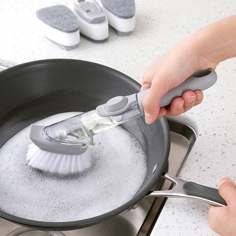 Avtoit | Dishwashing Brush with Soap Dispenser – DishMaster