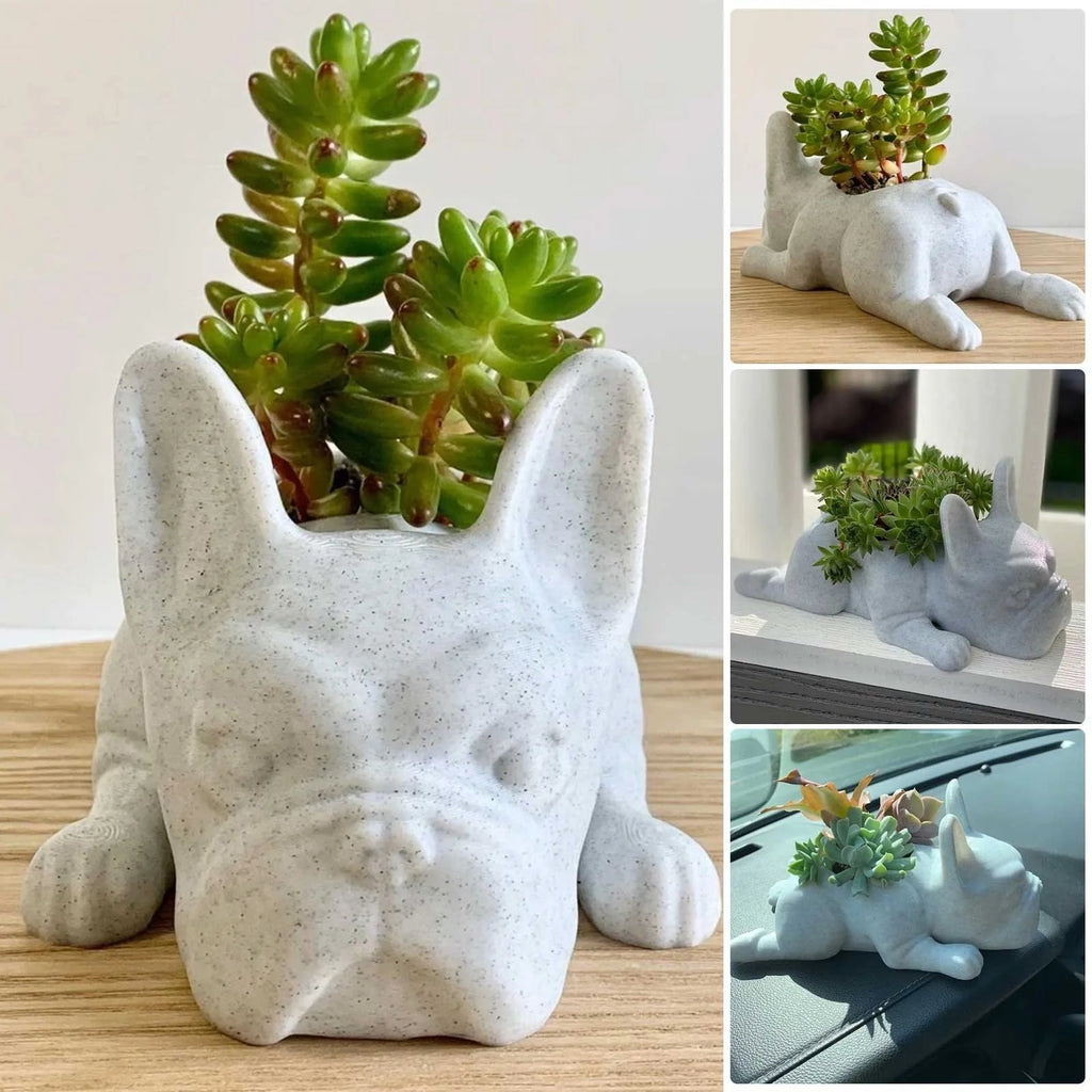 Avtoit | Dog Resin Succulent Planter - Buddy