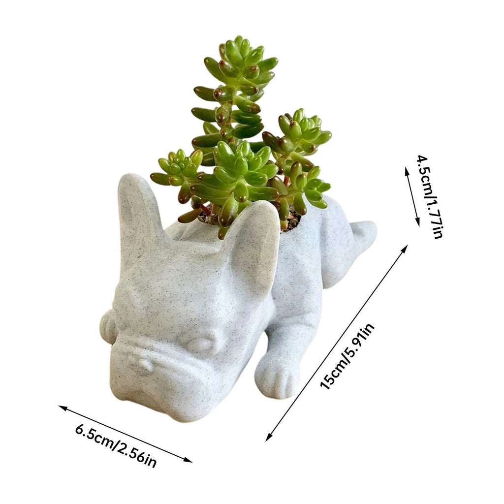 Avtoit | Dog Resin Succulent Planter - Buddy