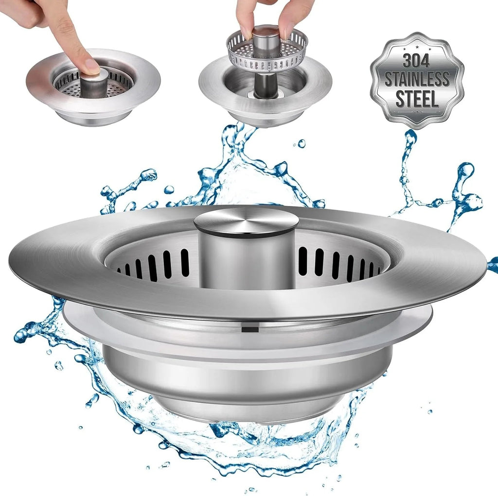 Avtoit | Stainless Steel Pop-Up No-Odor Drain Filter