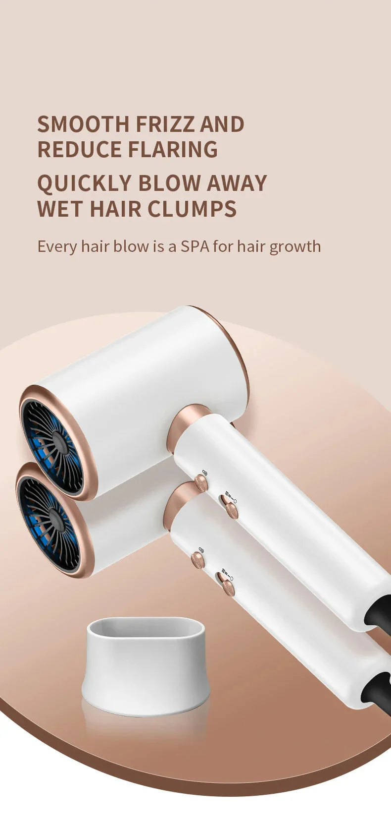 Avtoit | High-performance hair dryer 2400W with cold and warm air function - Ion technology