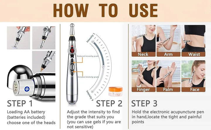 Avtoit | Electronic Acupuncture Pen | Meridian Massage Device for Pain Relief
