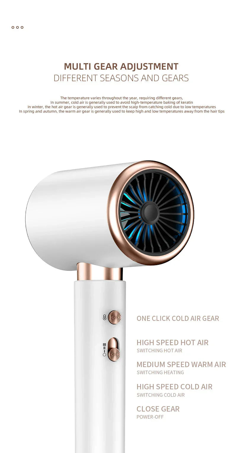 Avtoit | High-performance hair dryer 2400W with cold and warm air function - Ion technology