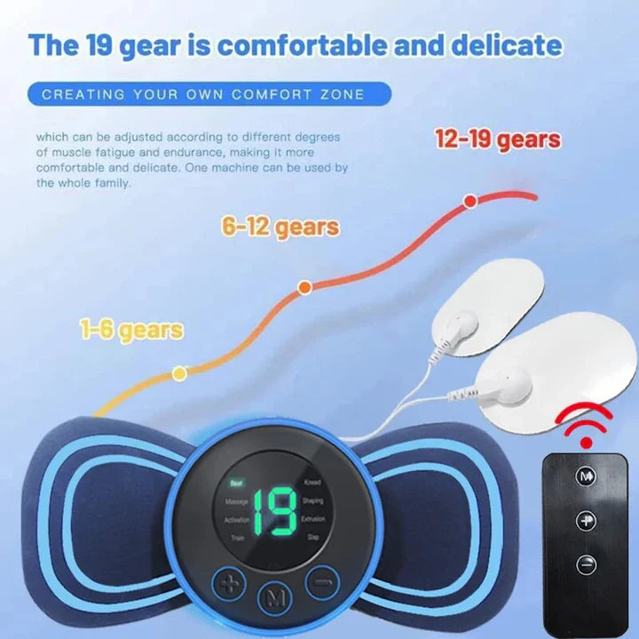 Avtoit | Portable Electric Neck Massager | With Pad & Remote Control for Targeted Relaxation