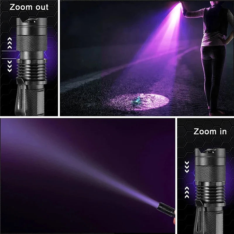 Avtoit | LED UV Flashlight - Ultraviolet Inspection Lamp for Pet Urine and Stain Detection