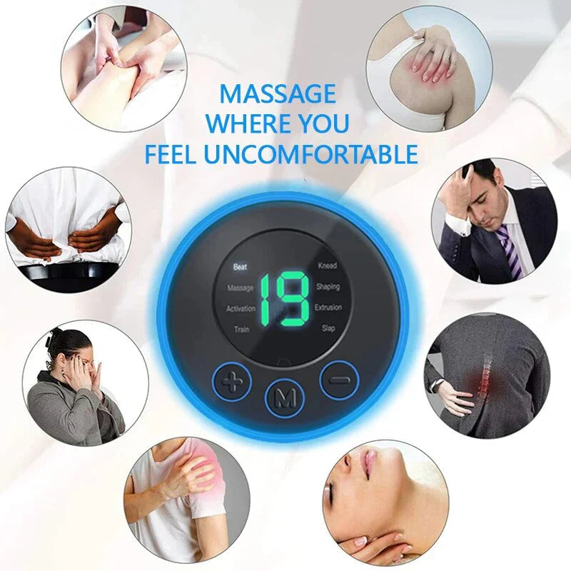 Avtoit | Portable Electric Neck Massager | With Pad & Remote Control for Targeted Relaxation