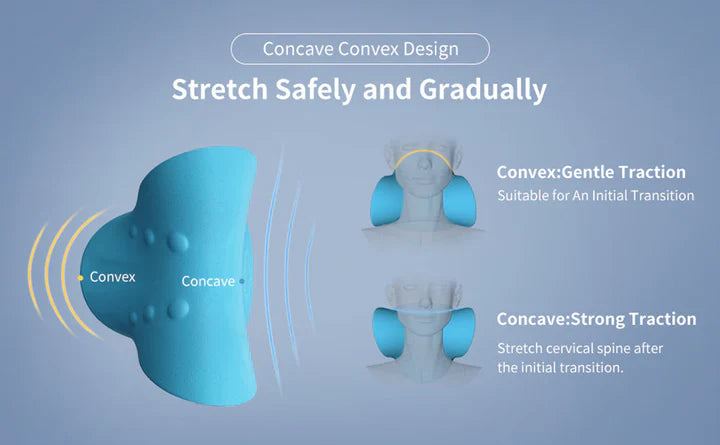 Avtoit | Neck and Shoulder Stretch – Cervical Traction Pillow for Spinal Alignment and Massage