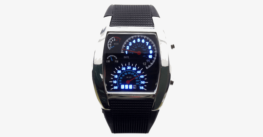 Avtoit | Stylish Car Racing Design LED Digital Men's Watch