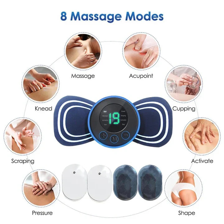 Avtoit | Portable Electric Neck Massager | With Pad & Remote Control for Targeted Relaxation