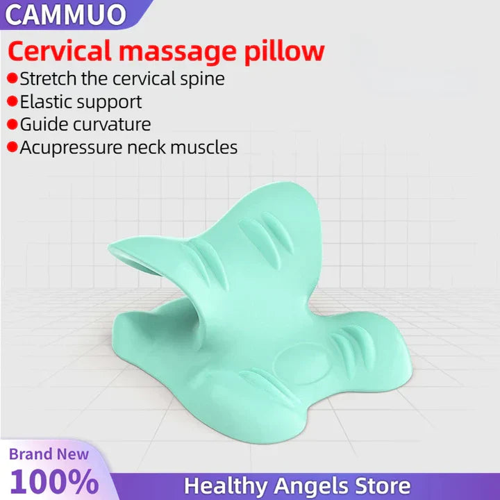 Avtoit | Neck and Shoulder Stretch – Cervical Traction Pillow for Spinal Alignment and Massage