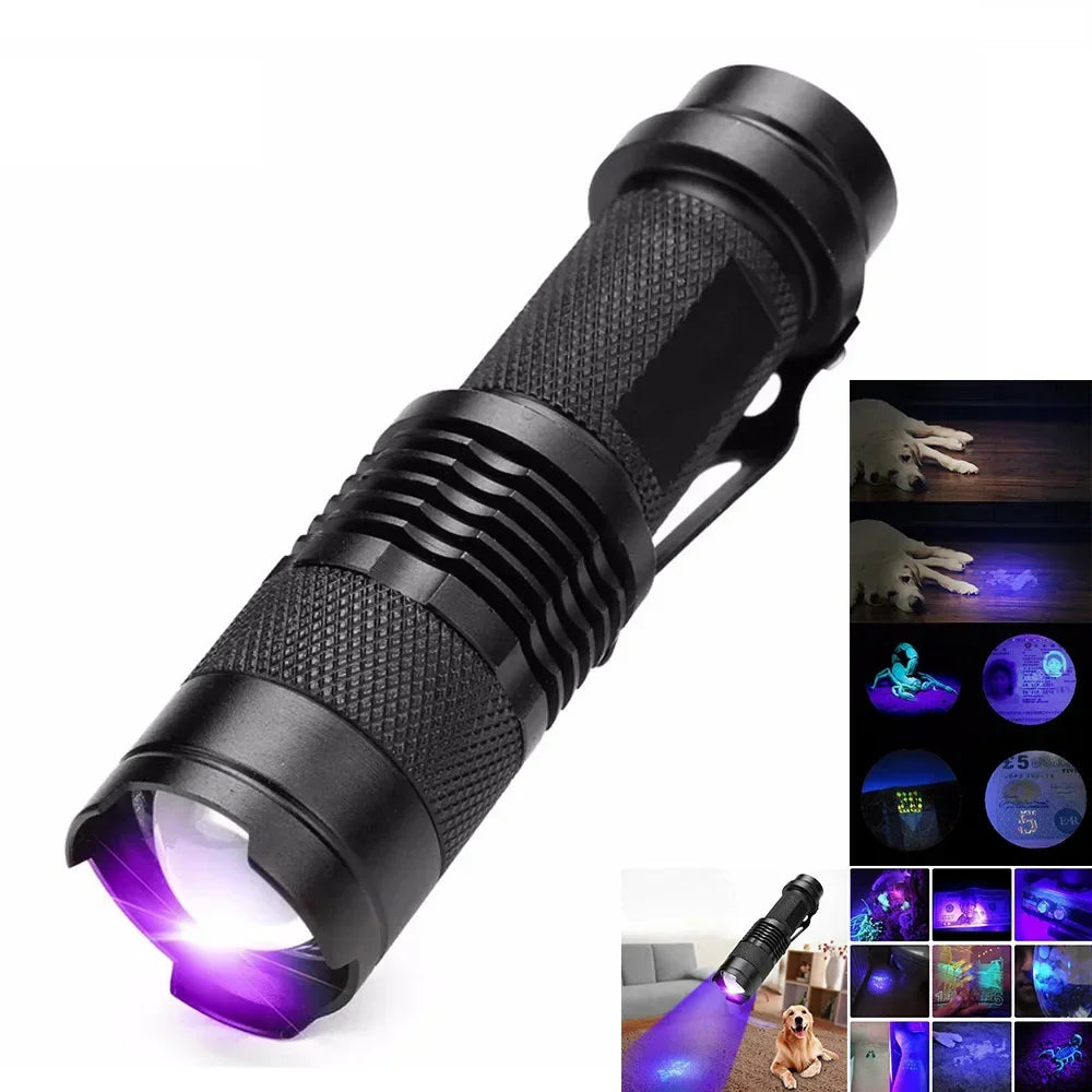 Avtoit | LED UV Flashlight - Ultraviolet Inspection Lamp for Pet Urine and Stain Detection