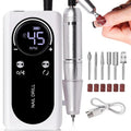 Avtoit | Professional 45000RPM portable electric nail file with rechargeable battery | Low noise level for manicure
