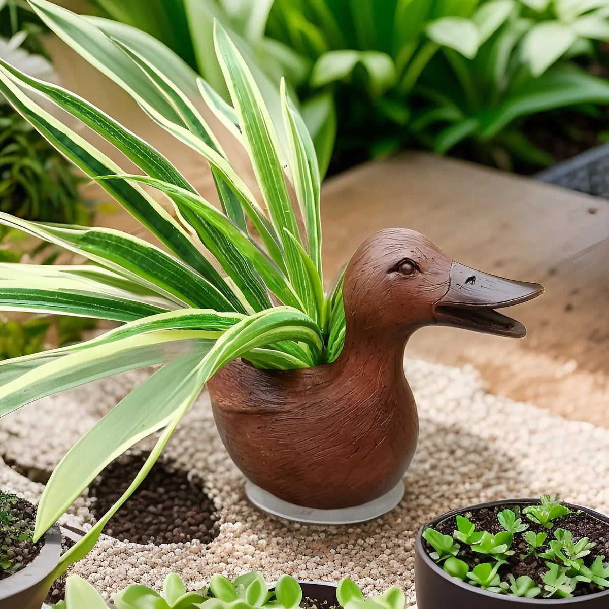 Avtoit | Duck Statue Flowerpot - QuackyPlanter