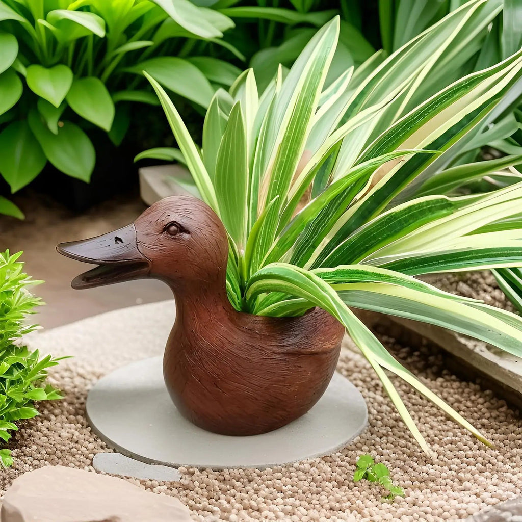 Avtoit | Duck Statue Flowerpot - QuackyPlanter