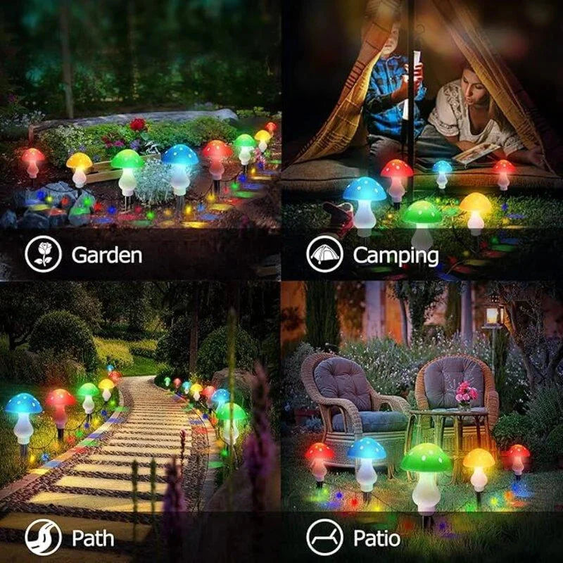 Avtoit | Solar Garden Lights Mushroom Shape – Transform Outdoor Areas into a Fairyland
