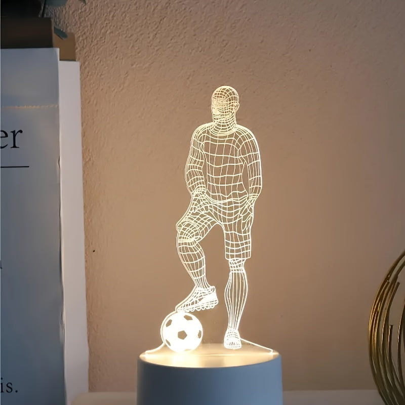 Avtoit | Soccer Player 3D Lamp – For a sporty atmosphere