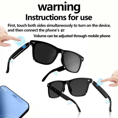 Avtoit | Super Black TechnologySmart Wireless Headphone Sunglasses