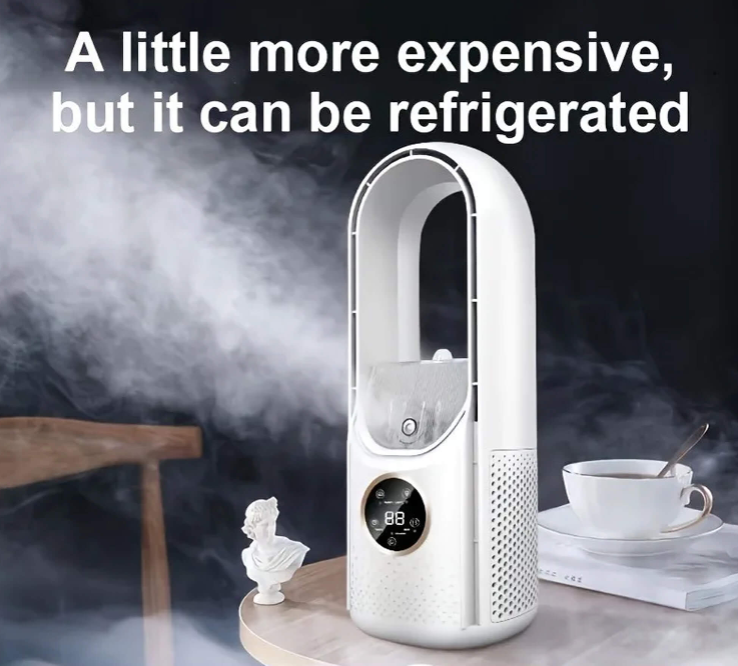Avtoit | Bladeless Portable Fan | Ultra-Quiet, Ergonomic Design & Ideal for Home and Office Use