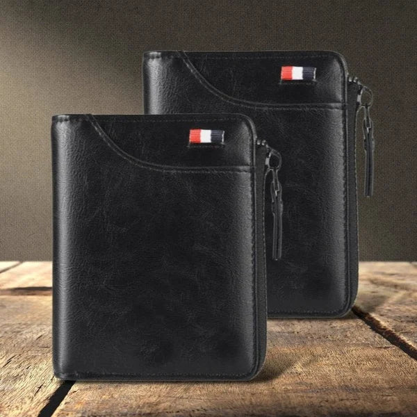 Avtoit | Men's multifunctional RFID-blocking, waterproof and durable PU leather wallet for men
