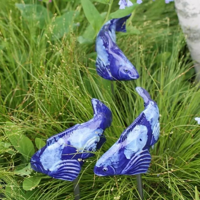 Koi Garden Fish Sculpture for Outdoor Décor