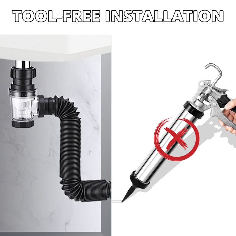 Avtoit | Telescopic drain pipe against odor