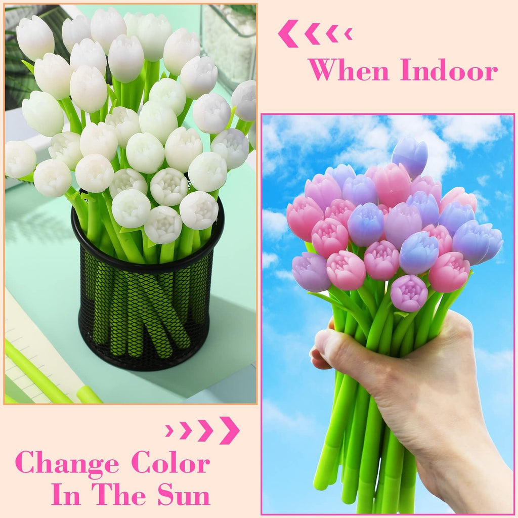 Avtoit |  Color-changing tulip ballpoint pens(set of 6)