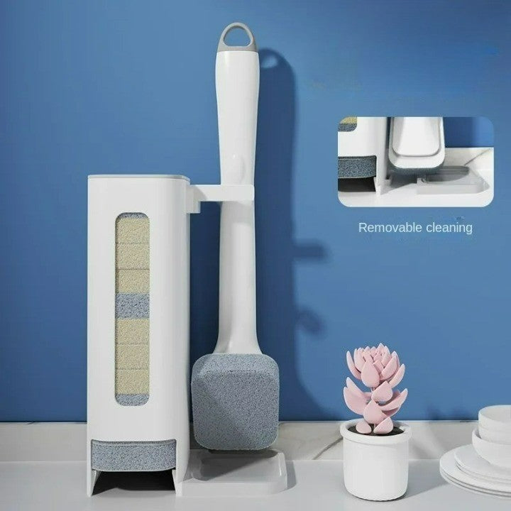 Avtoit | Long Handle Disposable Kitchen Cleaning Brush Kit