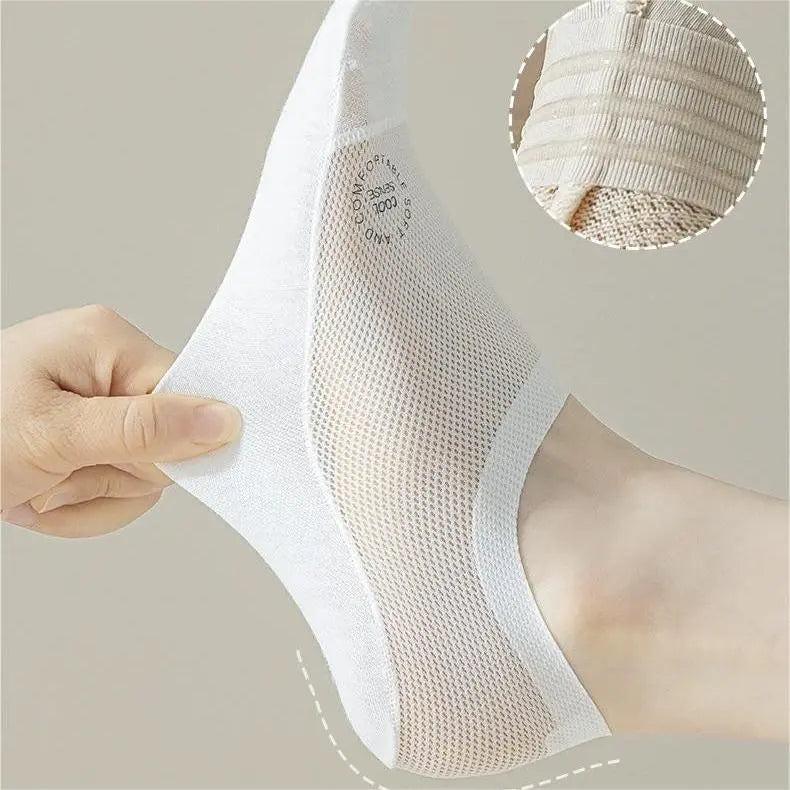 Avtoit | 4 Pair Breathable, Invisible Moisture-Wicking Mesh Socks