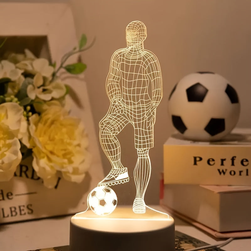 Avtoit | Soccer Player 3D Lamp – For a sporty atmosphere