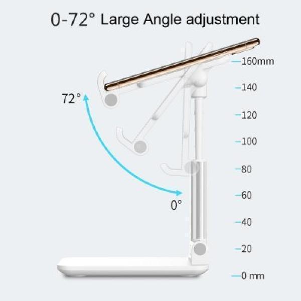 Foldable Phone and Tablet Stand with Rubberized Grips