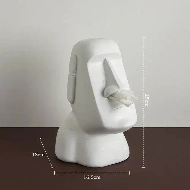 Avtoit | Tissue box in Easter Island statues design
