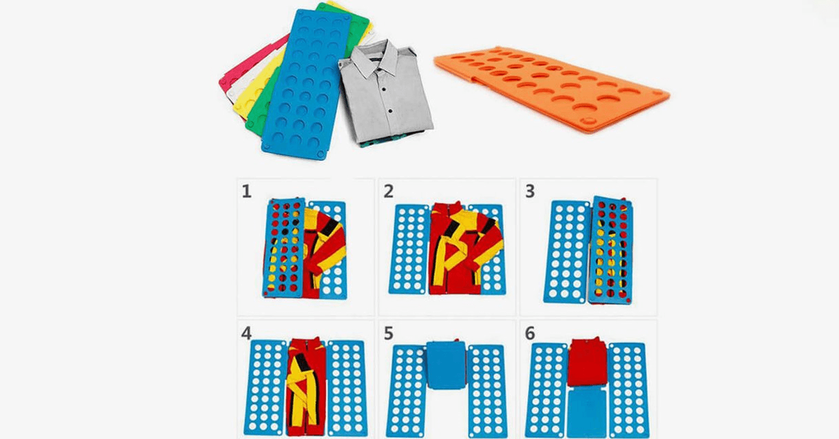 Avtoit | Simple Foldable Closet Organizer - Folding clothes has never been so easy and fun!
